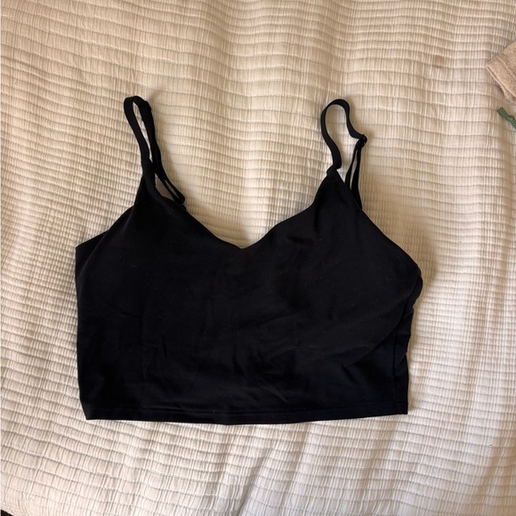 Black Strappy Workout tank - Picture 1 of 2